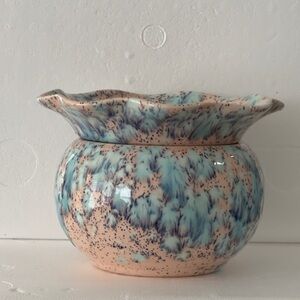 Large Ceramic Pot Planters; 1 pot; 2 pieces make up the pot for Violets.